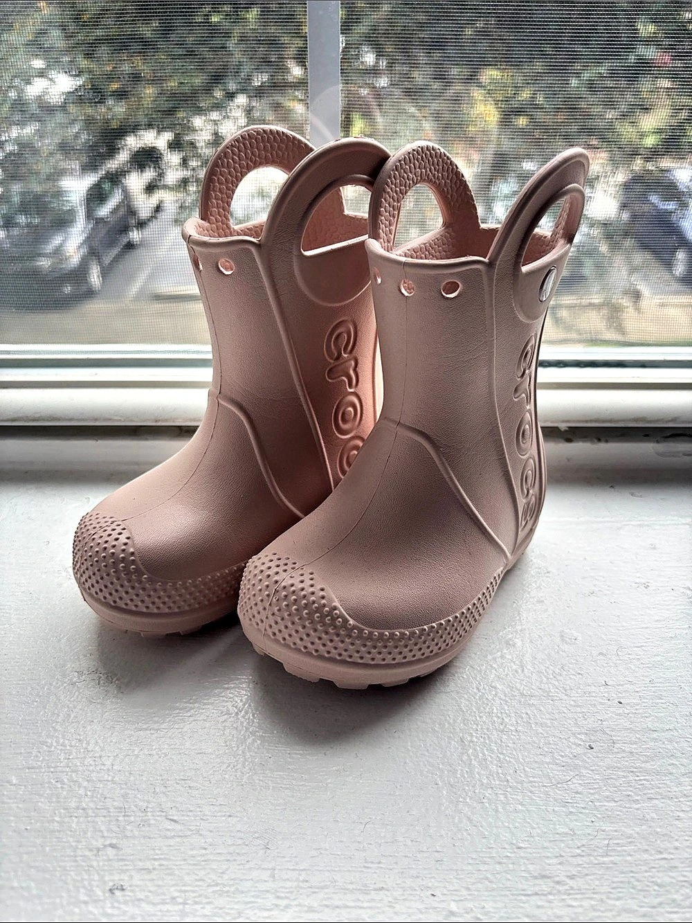 Crocs Kids' Handle It Rain Boot Brown